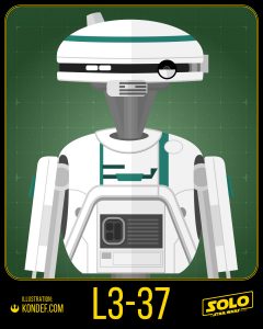 star wars solo L3-37